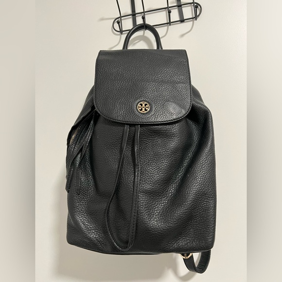 Tory Burch Handbags - Tory Burch - Women's Black Brody Backpack. Black. Leather